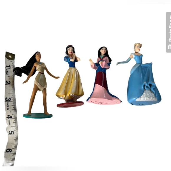Lot of 4 Disney Princess PVC Figurines Cake Toppers Collectible Figures 4 Inches - Picture 7 of 7